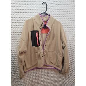 Wild fable Fleece button up jacket size S